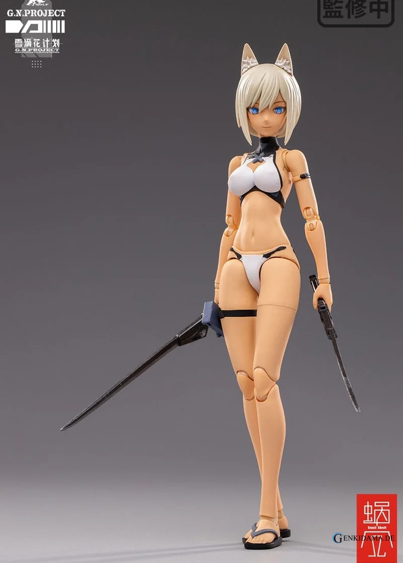 G.N.Project Wolf-001 Swimwear Body & Armed Set *w/Bonus Item (PVC Figure) - Image 12