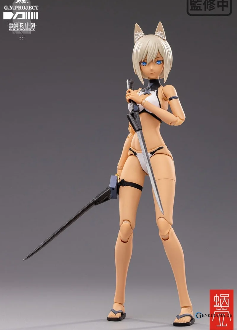 G.N.Project Wolf-001 Swimwear Body & Armed Set *w/Bonus Item (PVC Figure) - Image 13