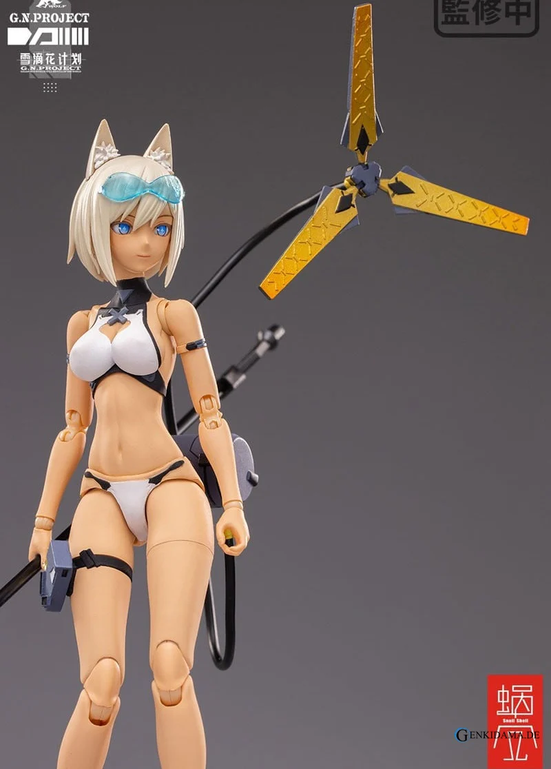 G.N.Project Wolf-001 Swimwear Body & Armed Set *w/Bonus Item (PVC Figure) - Image 14
