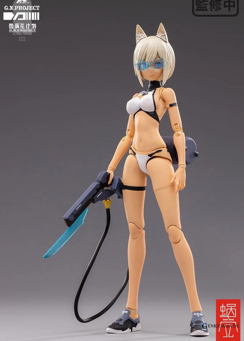G.N.Project Wolf-001 Swimwear Body & Armed Set *w/Bonus Item (PVC Figure) - Image 15