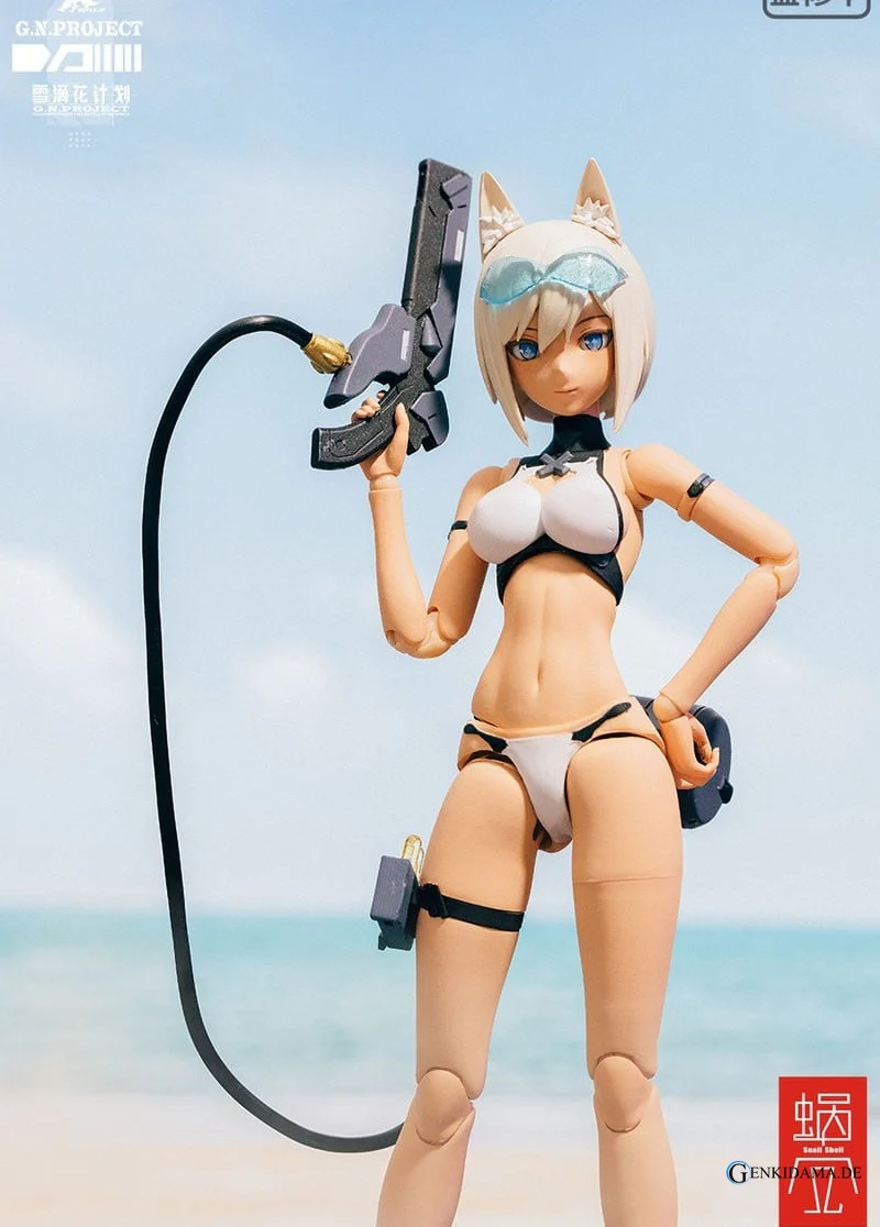G.N.Project Wolf-001 Swimwear Body & Armed Set *w/Bonus Item (PVC Figure) - Image 19