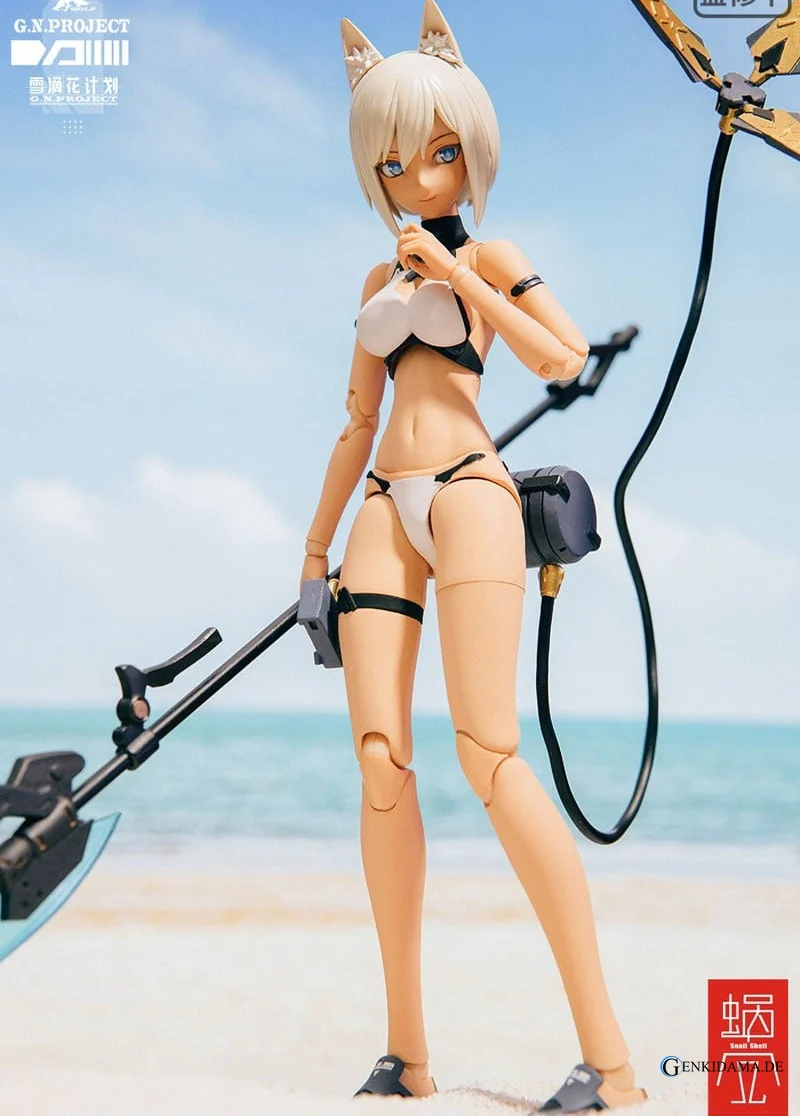 G.N.Project Wolf-001 Swimwear Body & Armed Set *w/Bonus Item (PVC Figure) - Image 21