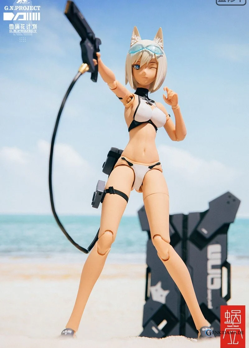 G.N.Project Wolf-001 Swimwear Body & Armed Set *w/Bonus Item (PVC Figure) - Image 22