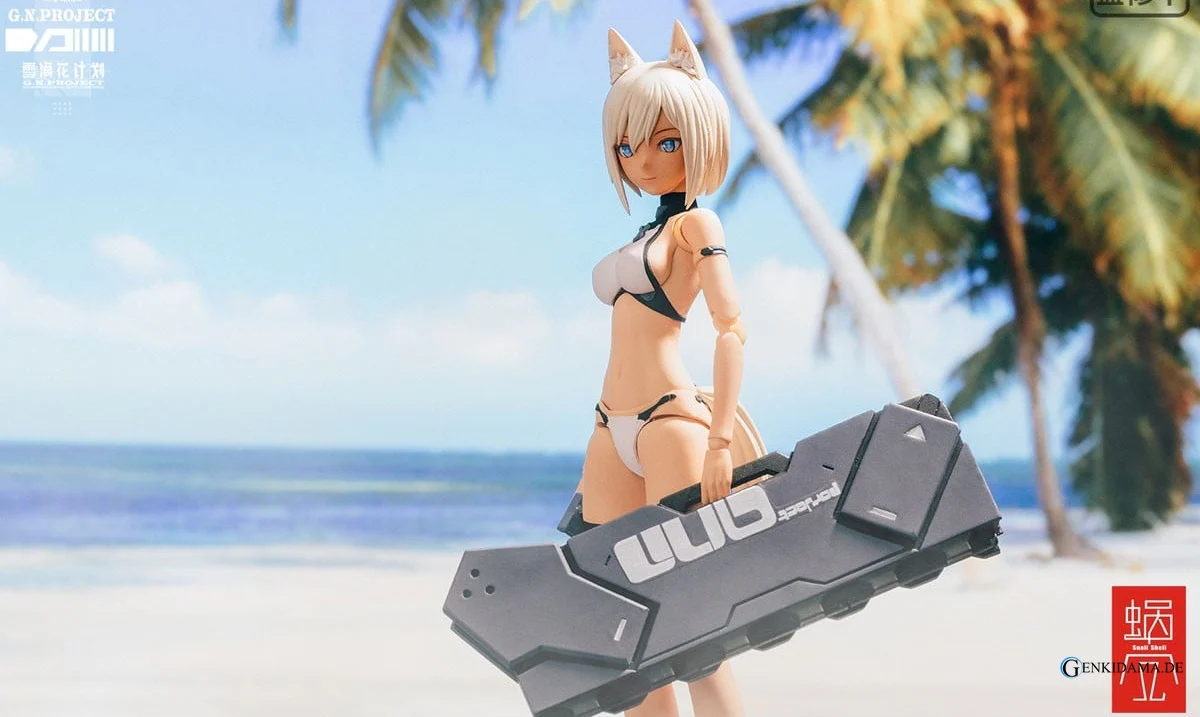 G.N.Project Wolf-001 Swimwear Body & Armed Set *w/Bonus Item (PVC Figure) - Image 23