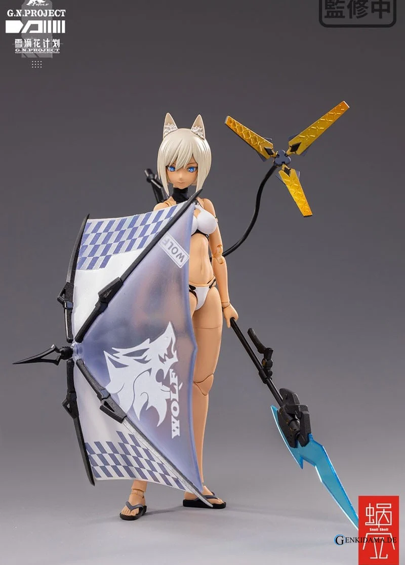 G.N.Project Wolf-001 Swimwear Body & Armed Set *w/Bonus Item (PVC Figure) - Image 3
