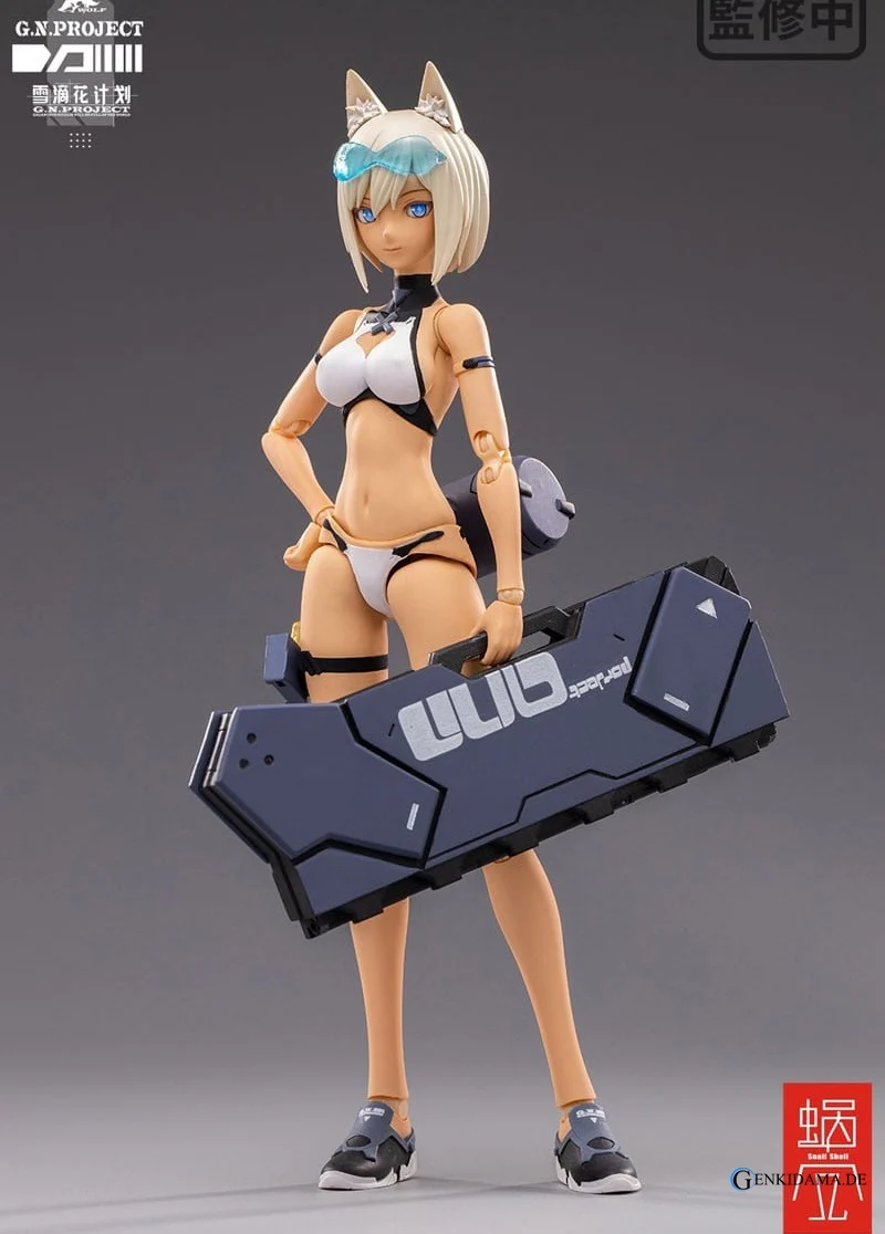 G.N.Project Wolf-001 Swimwear Body & Armed Set *w/Bonus Item (PVC Figure) - Image 4