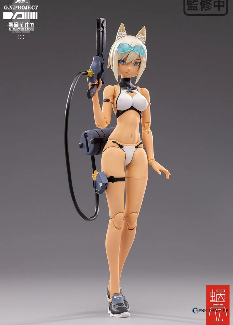 G.N.Project Wolf-001 Swimwear Body & Armed Set *w/Bonus Item (PVC Figure) - Image 5