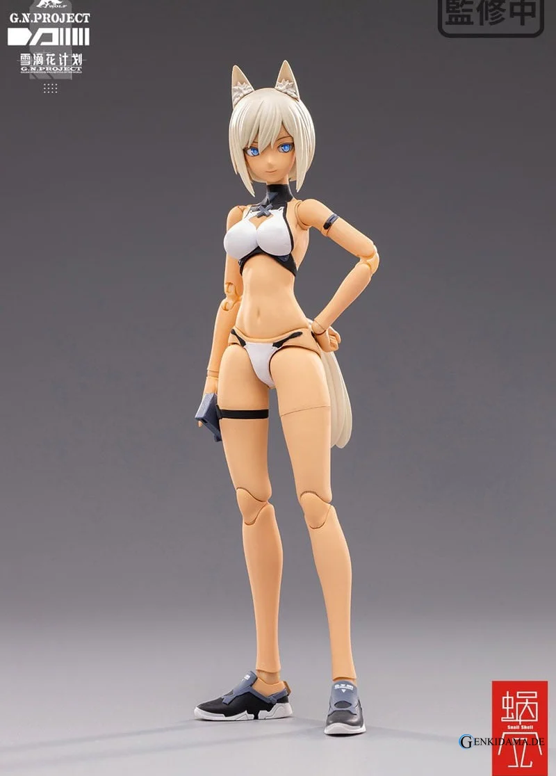 G.N.Project Wolf-001 Swimwear Body & Armed Set *w/Bonus Item (PVC Figure) - Image 7