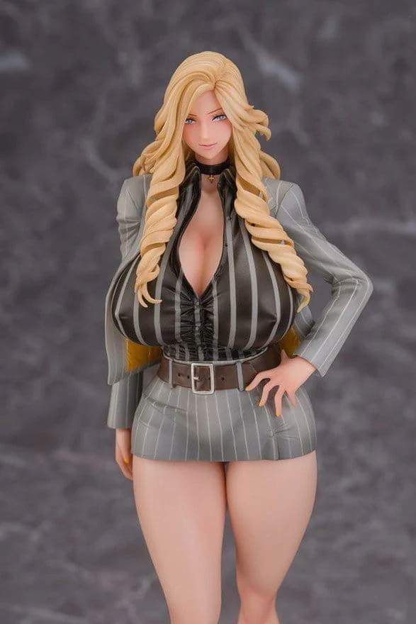 Gal Ane Shachou to Harem Office PVC Figur Nishigori Ai (Grey Suit Ver.) Wholesome Ver. - Image 4