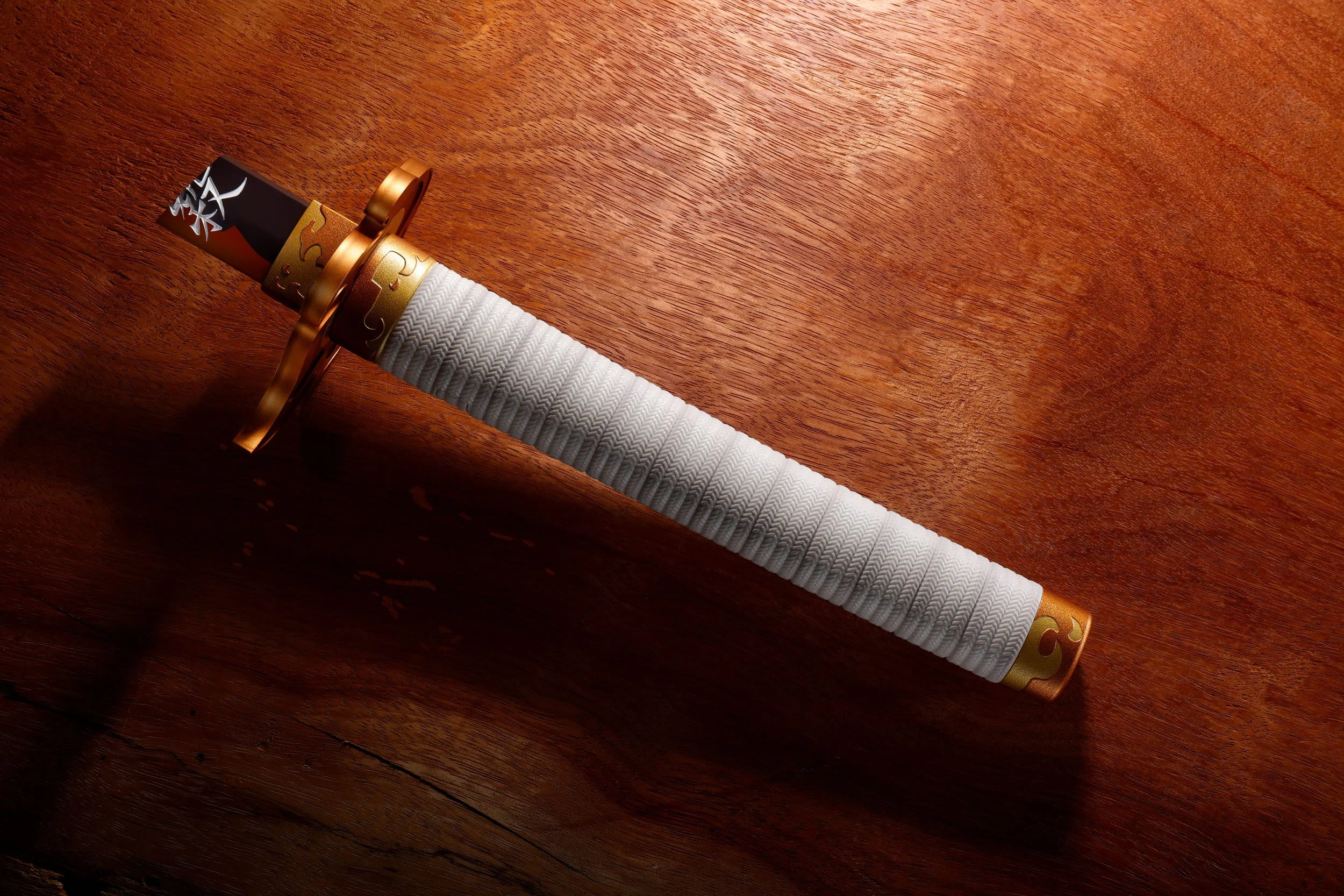 Gebrochenes Nichirin Schwert von Kyojuro Rengoku Proplica Replik Bandai Tamashii Nations - Image 4