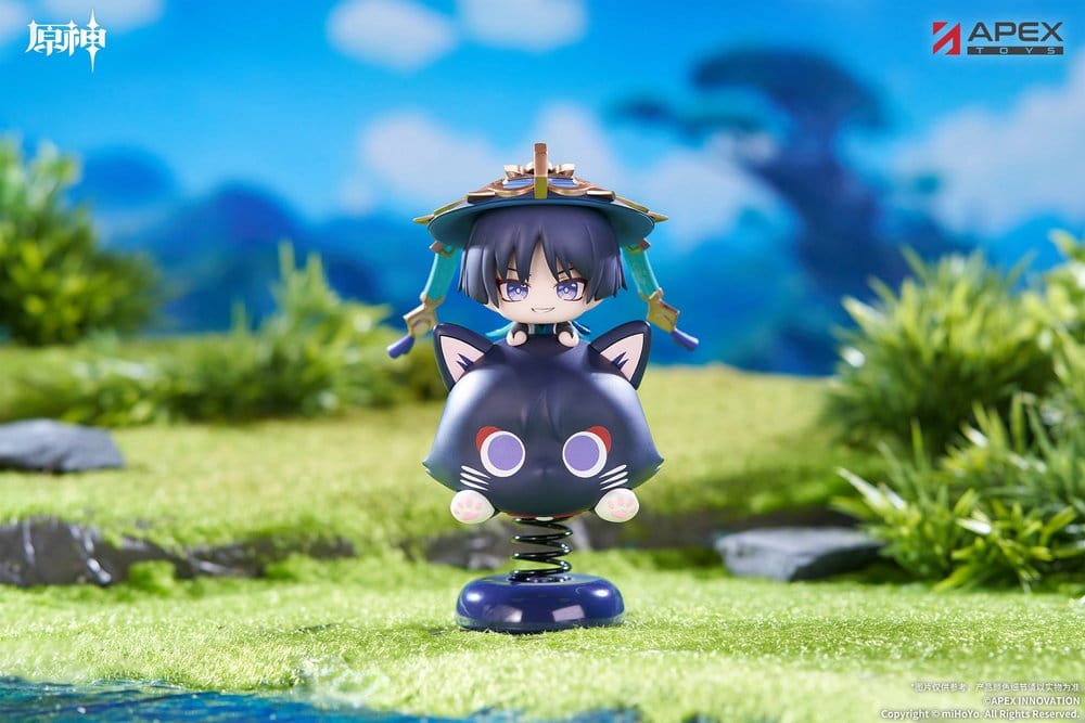 Genshin Impact Chibi Chara Yurayura Stand PVC Figur Wanderer - Image 2