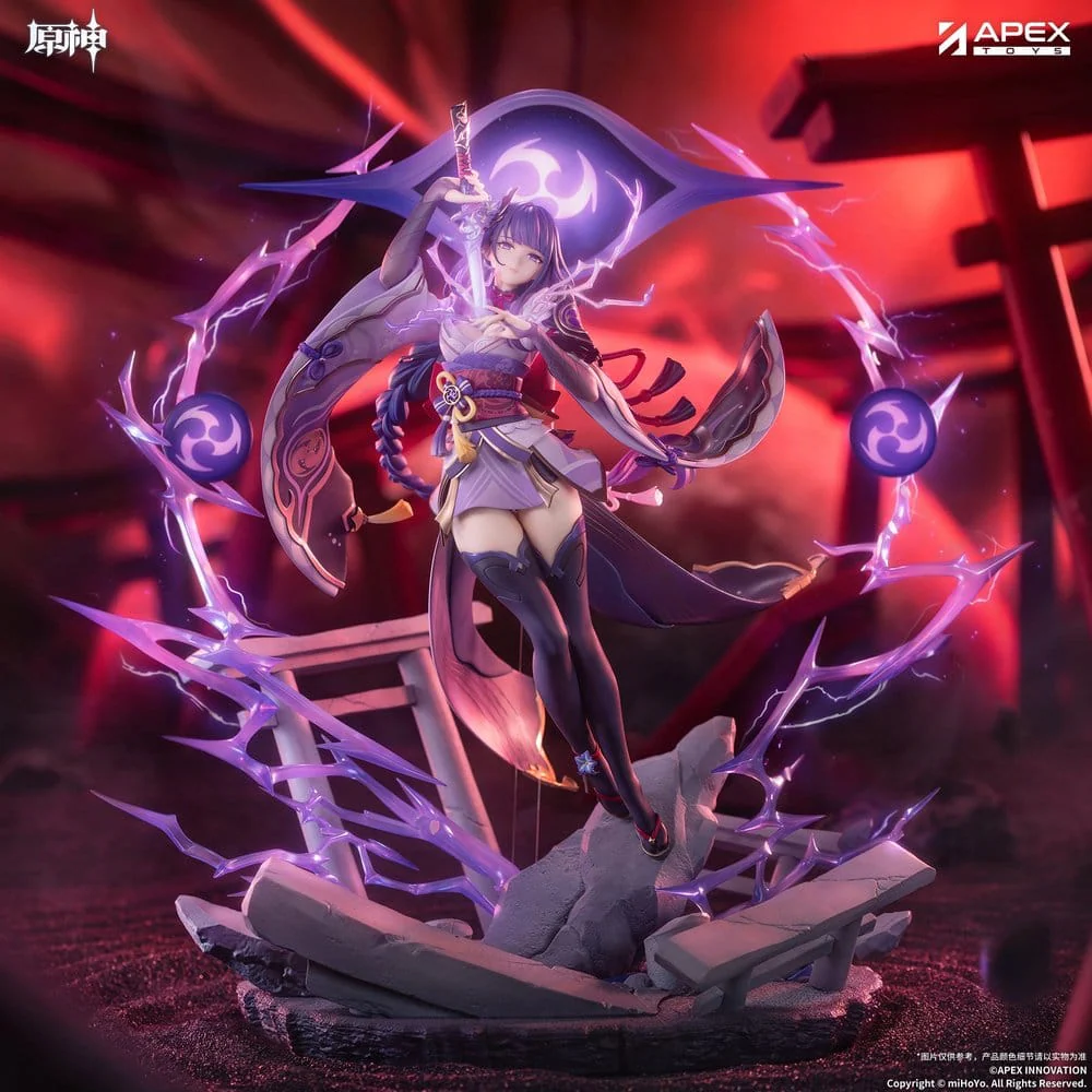 Genshin Impact PVC Figur Raiden Shogun Plane of Euthymia Ver. - Image 2