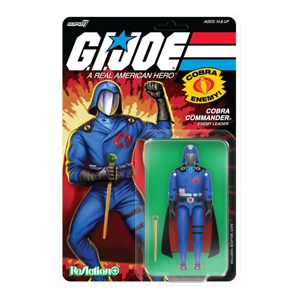 GI Joe ReAction+ Actionfigur Wave 06 Cobra Commander (Movie, Black Cape) - Image 2