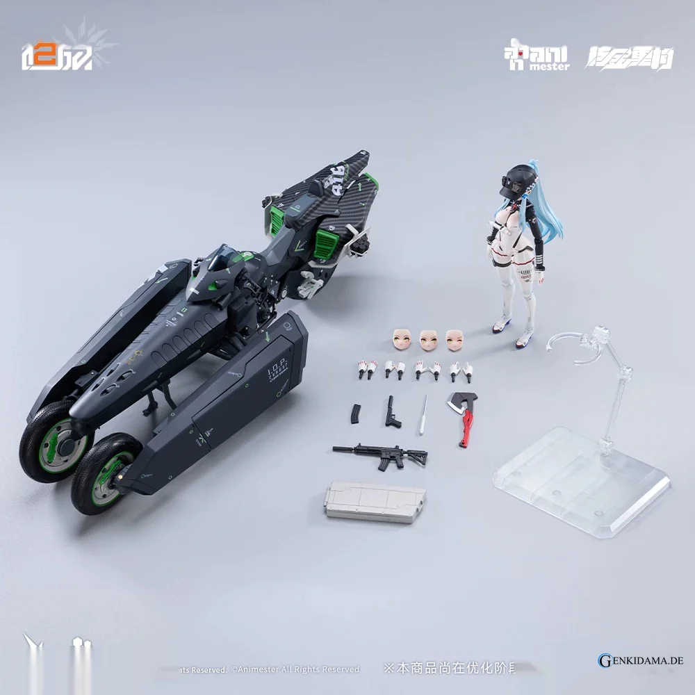 Girls` Frontline 2: Exilium Klukai -Speed Star- Motorcycle 1/12 Scale Plastic Model Kit (Plastic model) - Image 14