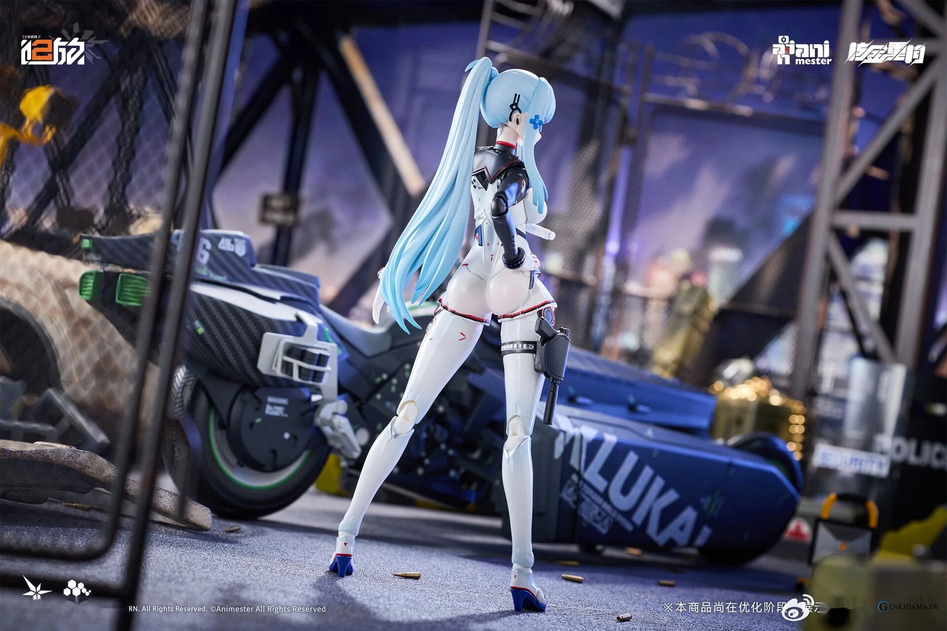 Girls` Frontline 2: Exilium Klukai -Speed Star- Motorcycle 1/12 Scale Plastic Model Kit (Plastic model) - Image 5