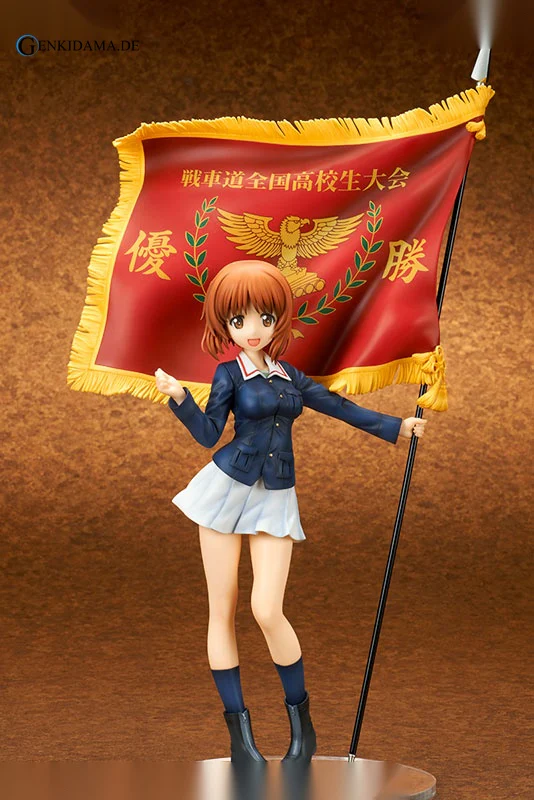 Girls und Panzer the Movie - Miho Nishizumi Tank Warfare Zenkoku Koukousei Taikai Winning Flag Ver.