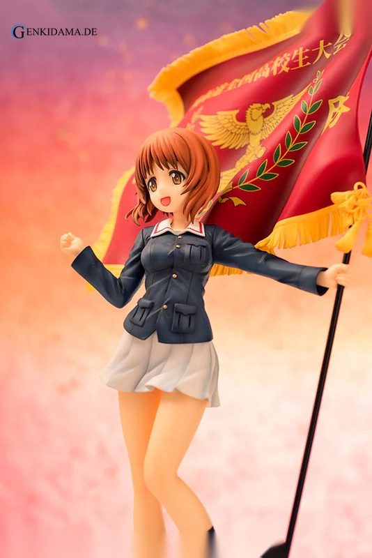 Girls und Panzer the Movie - Miho Nishizumi Tank Warfare Zenkoku Koukousei Taikai Winning Flag Ver. - Image 12