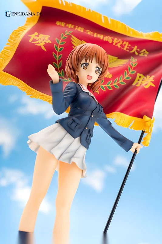 Girls und Panzer the Movie - Miho Nishizumi Tank Warfare Zenkoku Koukousei Taikai Winning Flag Ver. - Image 15