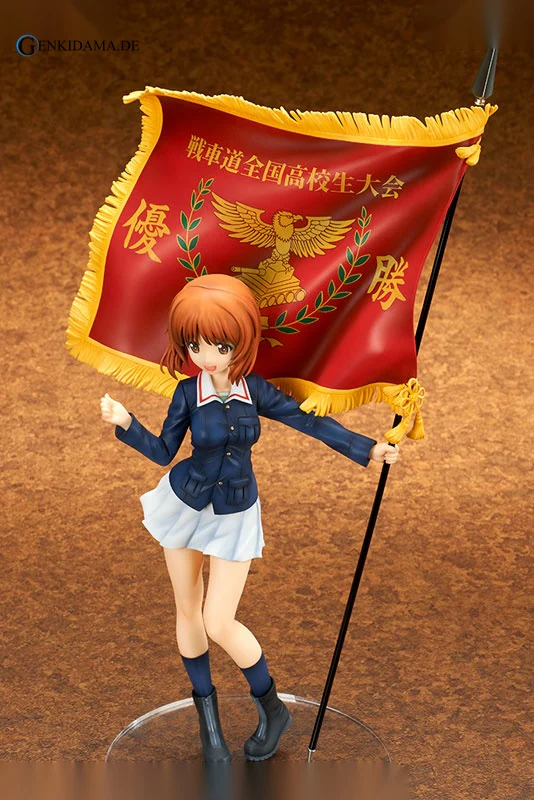 Girls und Panzer the Movie - Miho Nishizumi Tank Warfare Zenkoku Koukousei Taikai Winning Flag Ver. - Image 9