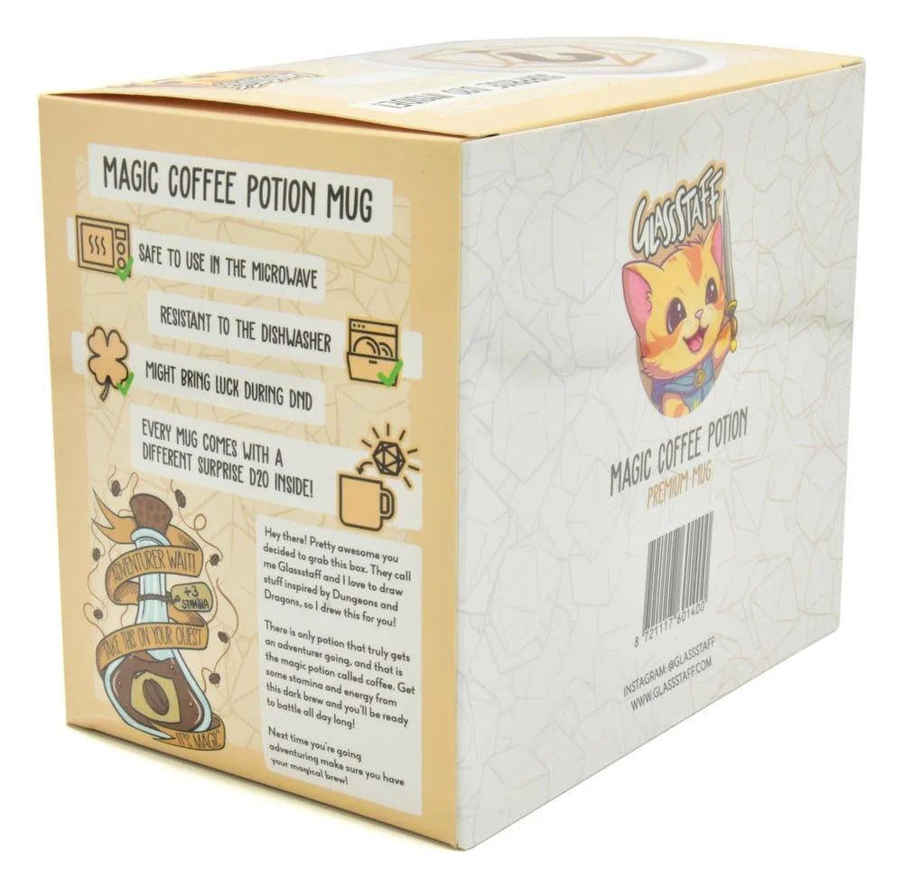 Glassstaff Geschenkbox Tasse & Würfel D20 Coffee Potion - Image 2