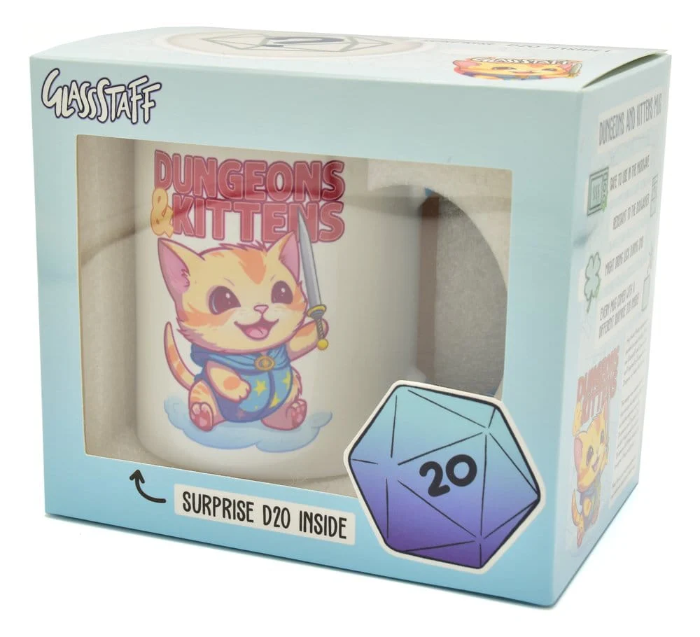 Glassstaff Geschenkbox Tasse & Würfel D20 Dungeons & Kittens - Image 3