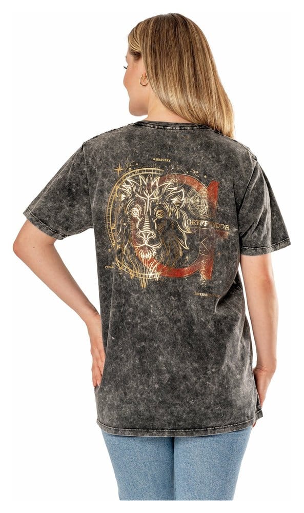 Harry Potter T-Shirt Gryffindor (Auswasch-Optik / Vintage Style) - Image 2