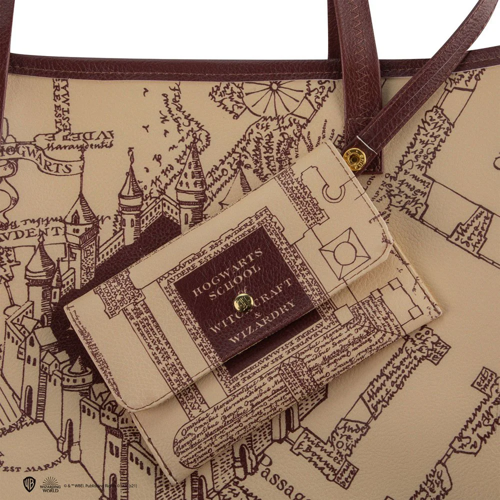 Harry Potter Tragetasche & Geldbeutel Marauder's Map - Image 3