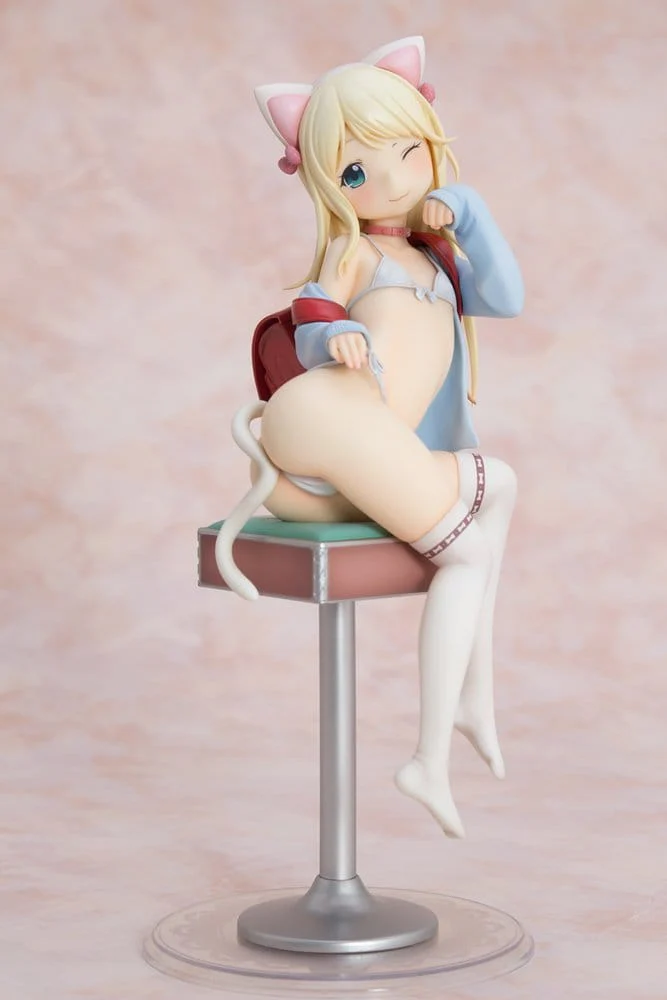 Hatsukoi Ribbon PVC Figur Yuu White cat Ver. - Image 7