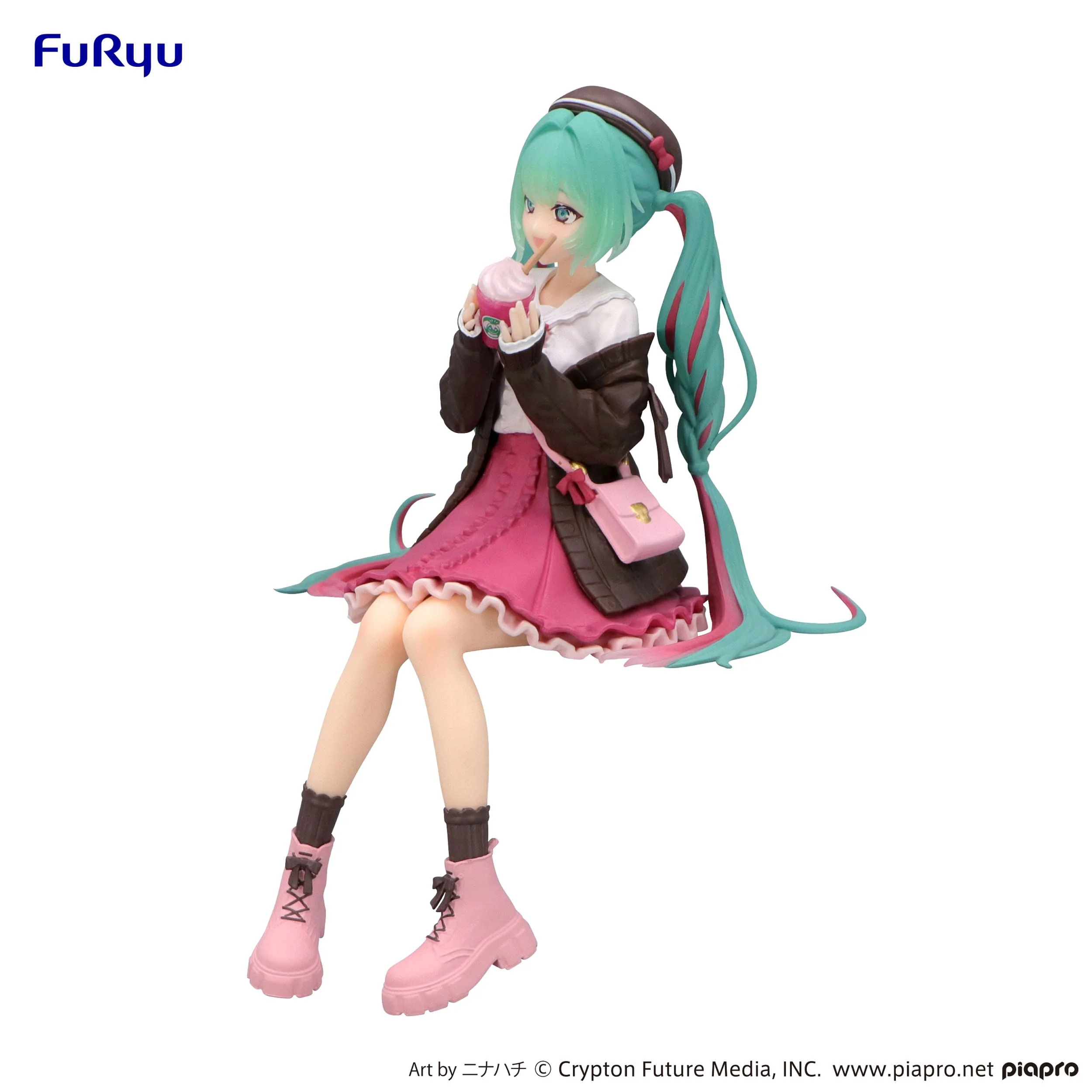 Hatsune Miku Autumn Date Pink Color Ver. Noodle Stopper Furyu - Image 2