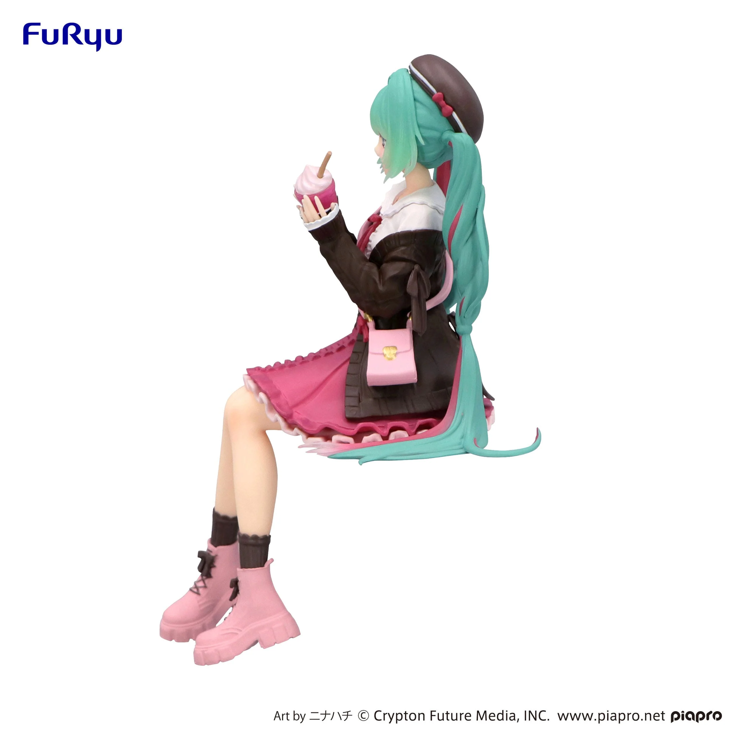 Hatsune Miku Autumn Date Pink Color Ver. Noodle Stopper Furyu - Image 3