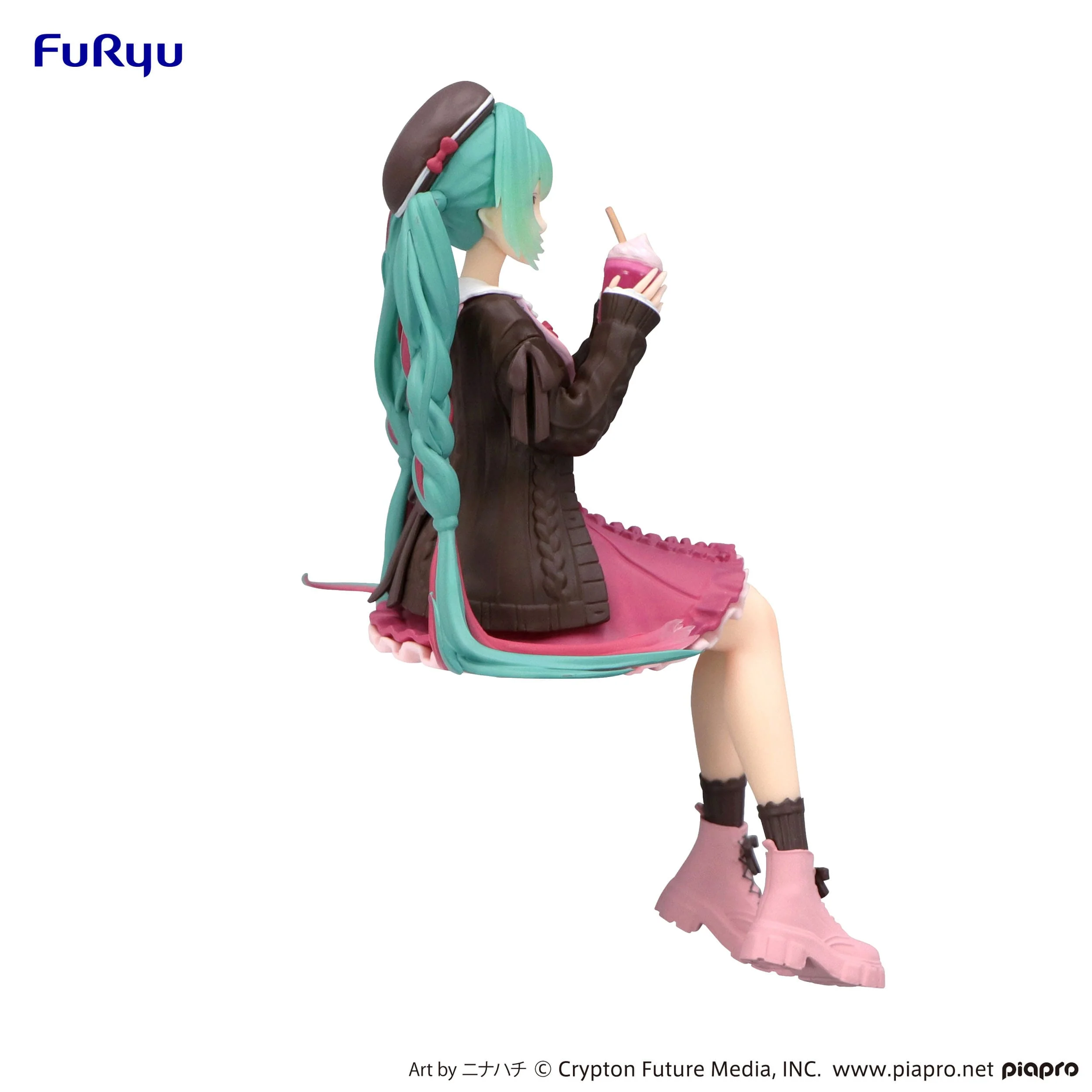 Hatsune Miku Autumn Date Pink Color Ver. Noodle Stopper Furyu - Image 4