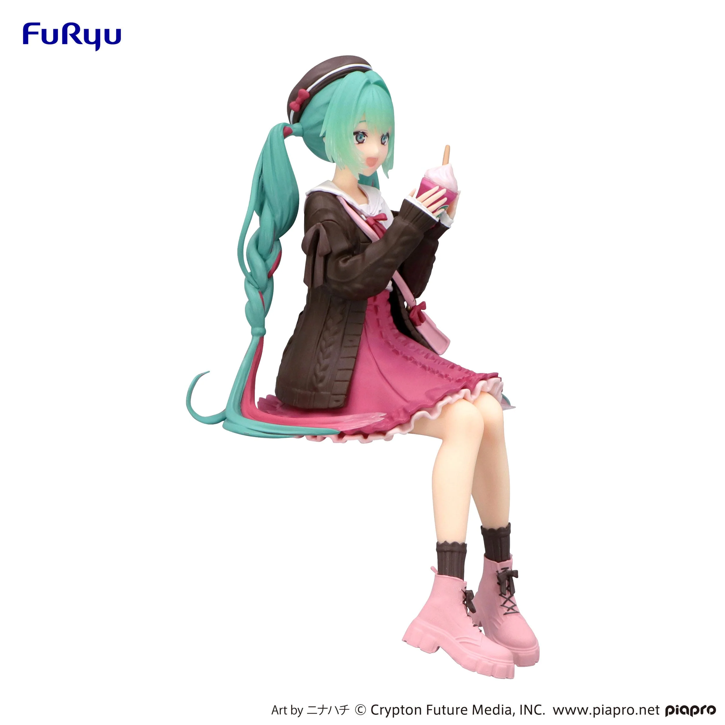 Hatsune Miku Autumn Date Pink Color Ver. Noodle Stopper Furyu - Image 5