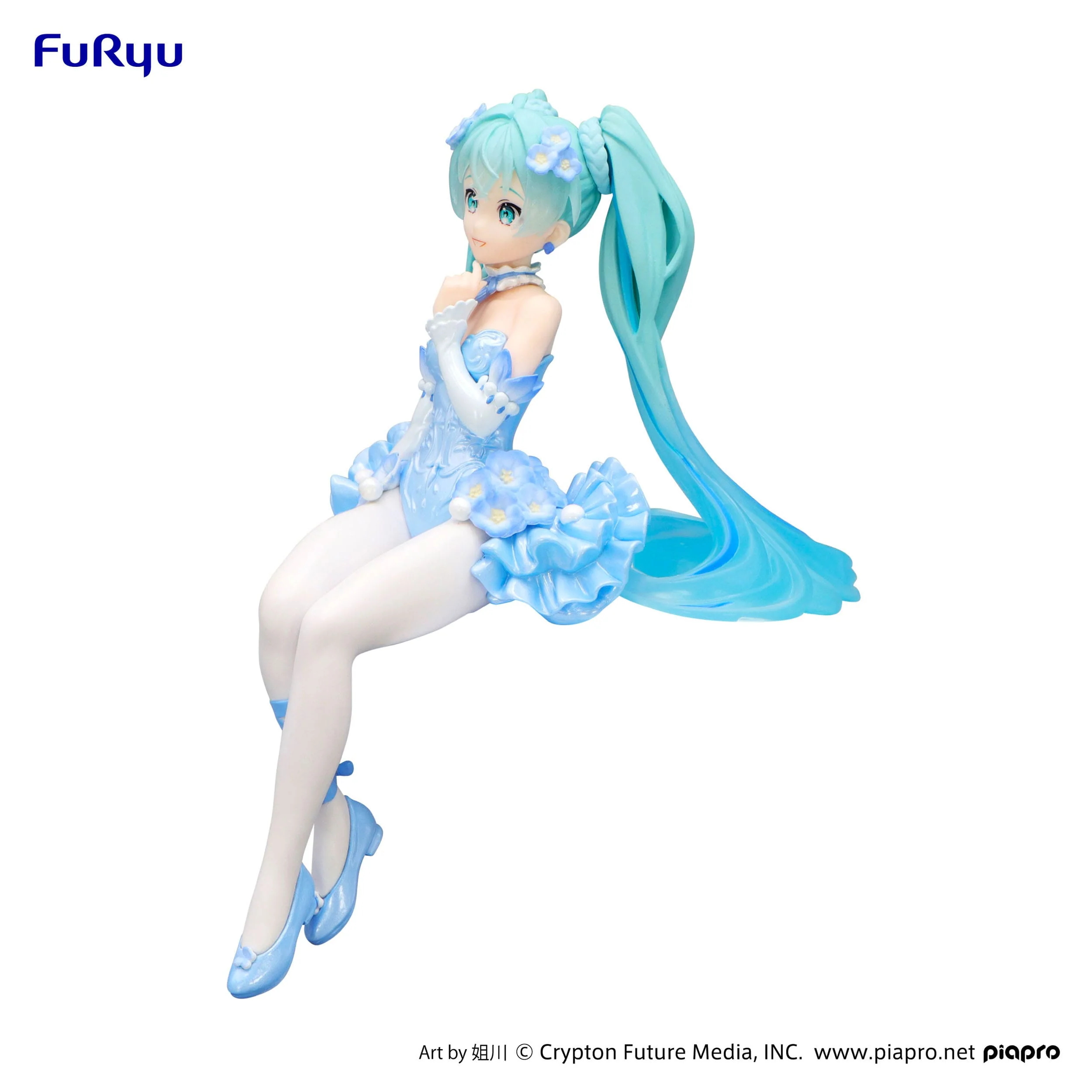 Hatsune Miku Flower Fairy Nemophila Pail Blue Color Ver. Noodle Stopper Furyu - Image 2