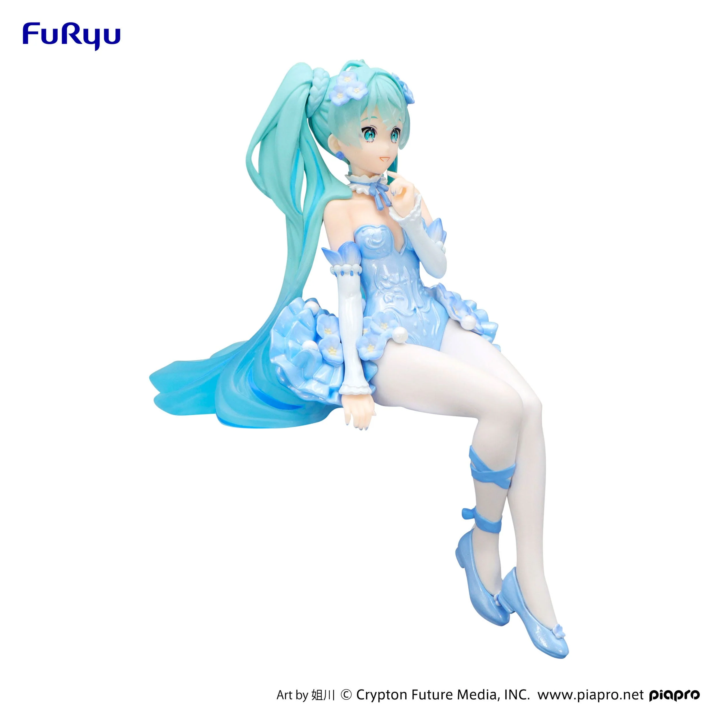 Hatsune Miku Flower Fairy Nemophila Pail Blue Color Ver. Noodle Stopper Furyu - Image 5