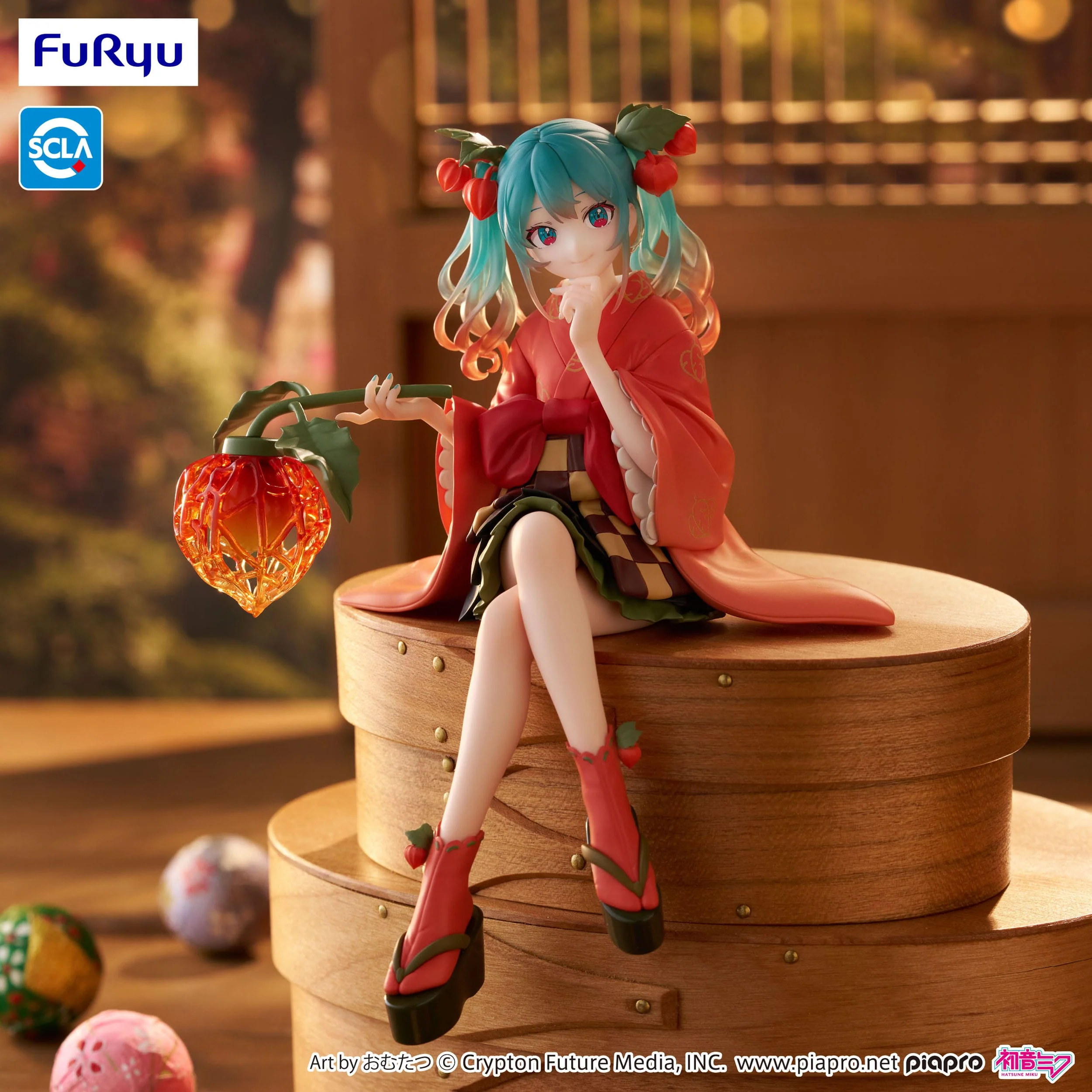 Hatsune Miku Flower Fairy Winter Cherry Noodle Stopper Furyu - Image 2