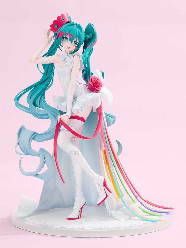 Hatsune Miku GT Project G.S. Collection PVC Figur Racing Miku 15th "Rhapsody" 2010-2025 - Image 8