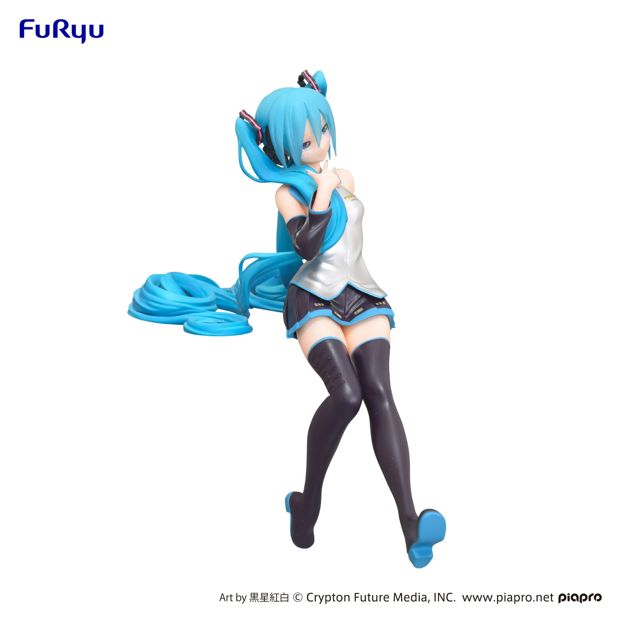 Hatsune Miku Kuroboshi Kouhaku Ver. (re-run) Noodle Stopper Furyu - Image 5