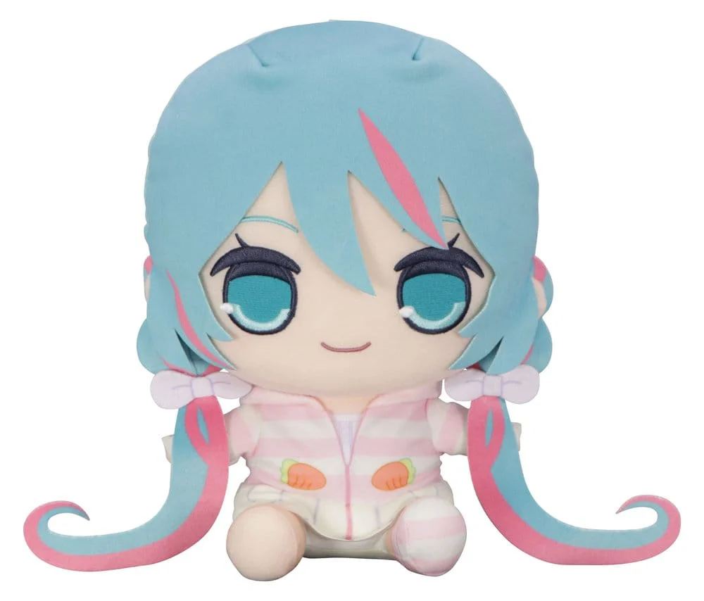 Hatsune Miku Kyurumaru Big Plüschfigur Rabbit Ear Hood Pajama