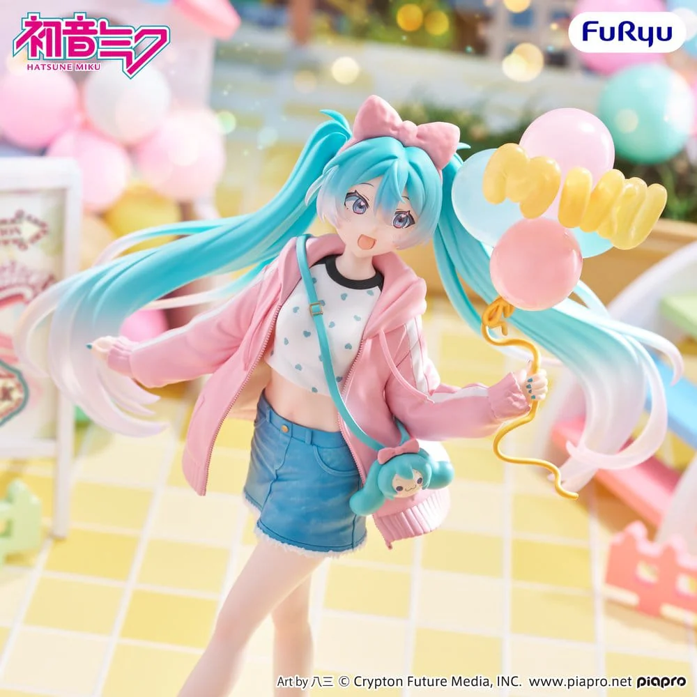 Hatsune Miku Muchute PVC Figur Theme Park Date Version - Image 5