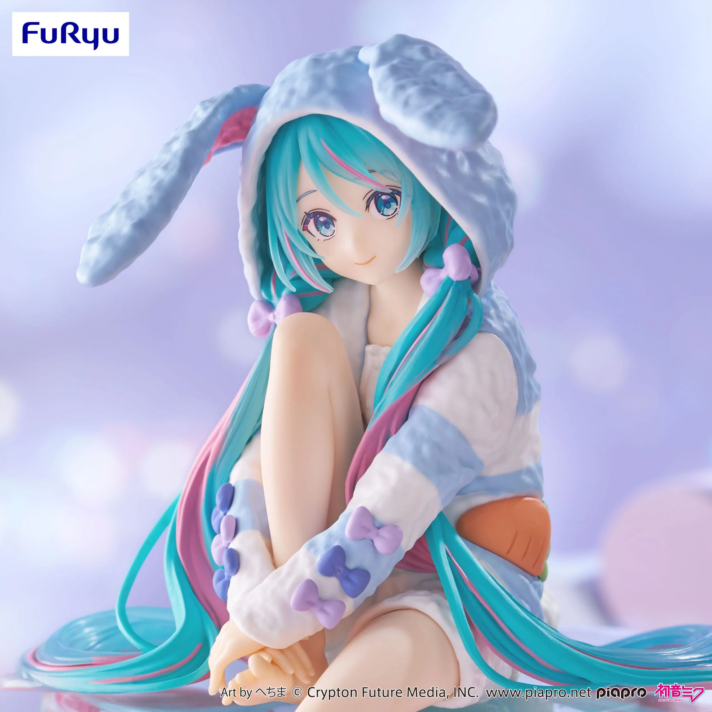 Hatsune Miku Rabbit Ear Hood Pajama Blue Color Ver. Furyu