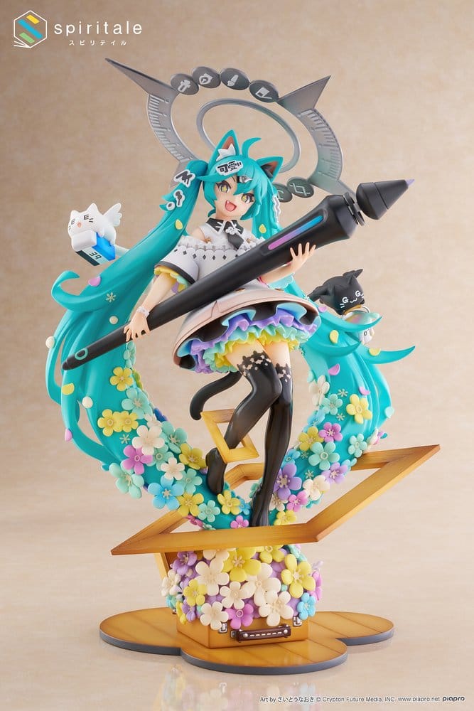 Hatsune Miku x Naoki Saito My Figure Making! The Painter Ver. Taito - Image 2