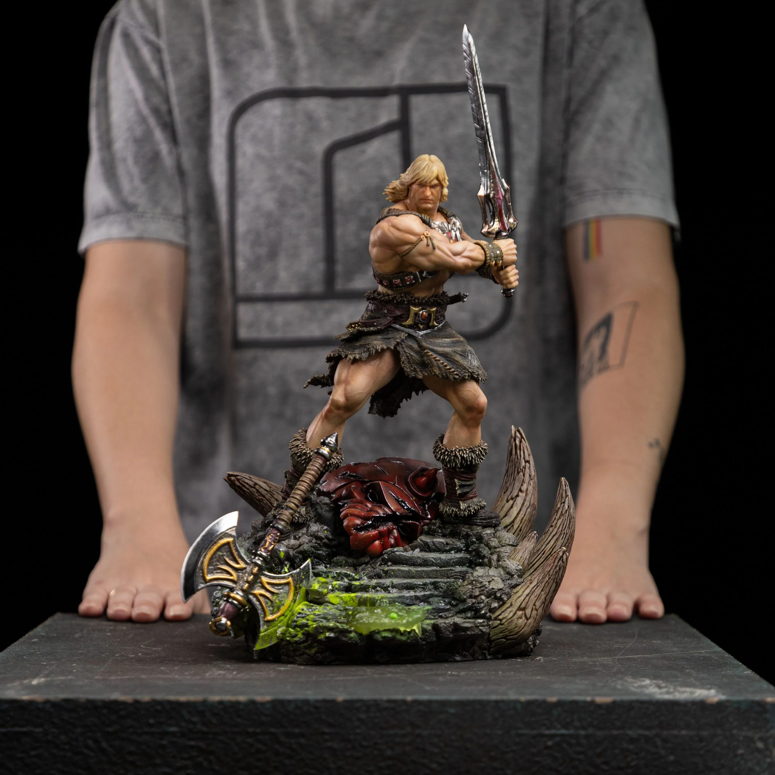 He-Man Unleashed Deluxe Art Scale Iron Studios - Image 15