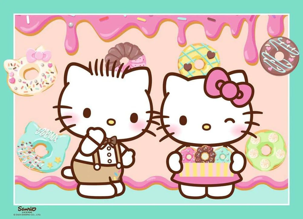 Hello Kitty Puzzles 4er-Pack Los geht's, Hello Kitty! (4x100 Teile) - Image 6