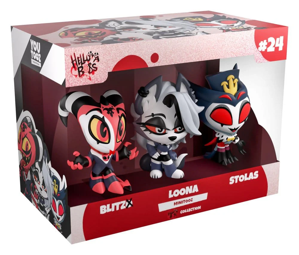 Helluva Boss Mini Tooz Minifiguren 3er-Pack Blitzo, Loona & Stolas - Image 2