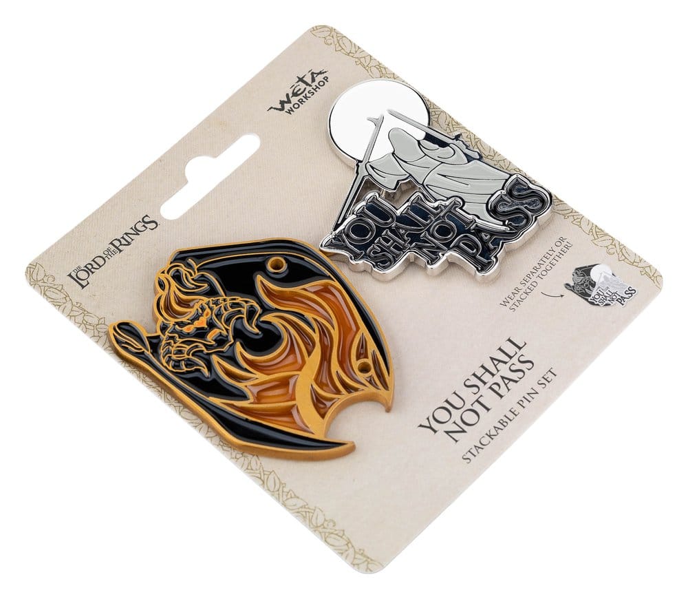 Herr der Ringe Ansteck-Pin Doppelpack You Shall Not Pass - Image 3