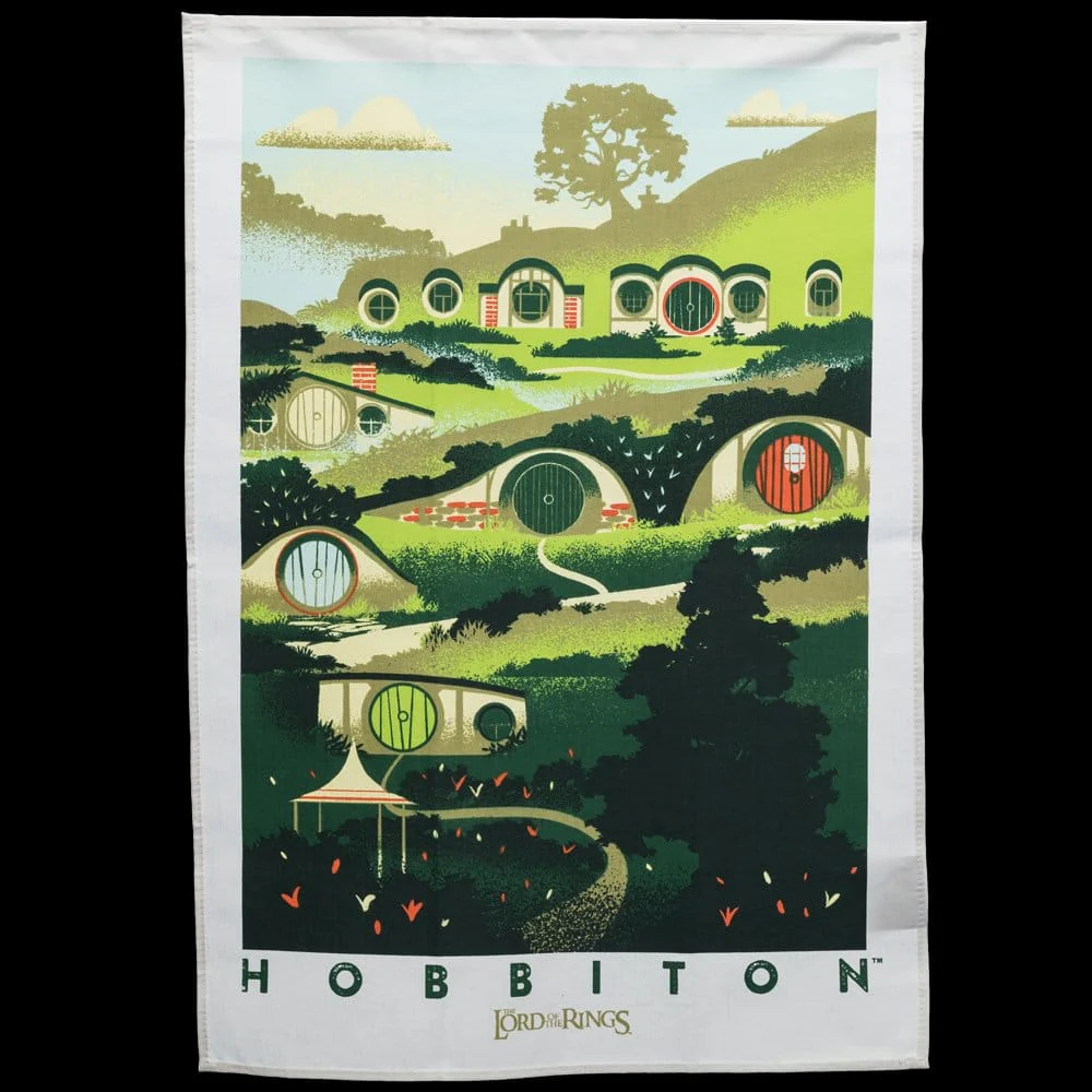 Herr der Ringe Geschirrtuch 2er Pack Rivendell & Hobbiton - Image 2