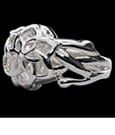 Herr der Ringe Nenya Galadriel's Ring (Sterling Silber) Größe 7.25 - Image 2