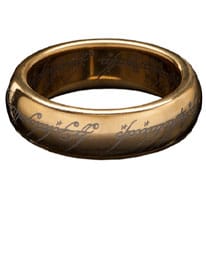 Herr der Ringe Wolfram-Ring Der Eine Ring (vergoldet) Größe 6 - Image 13