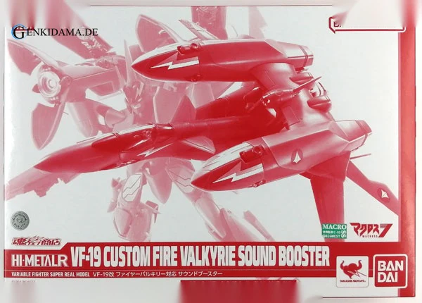 HI-METAL R Macross 7 VF-19 Kai Fire Valkyrie Compatible Sound Booster (Tamashii Web Shoten Exclusive)