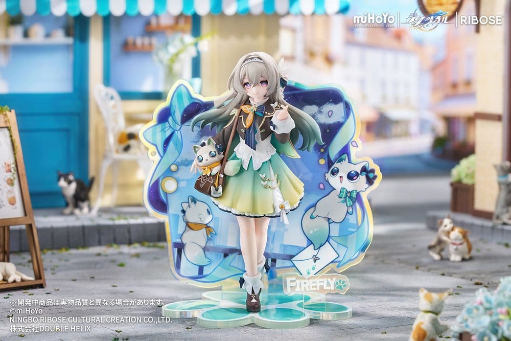 Honkai: Star Rail Rise Up+ Chibi Cat Series Minifigur Firefly Ver. - Image 4